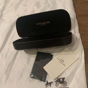 Coach Black Glasses Case